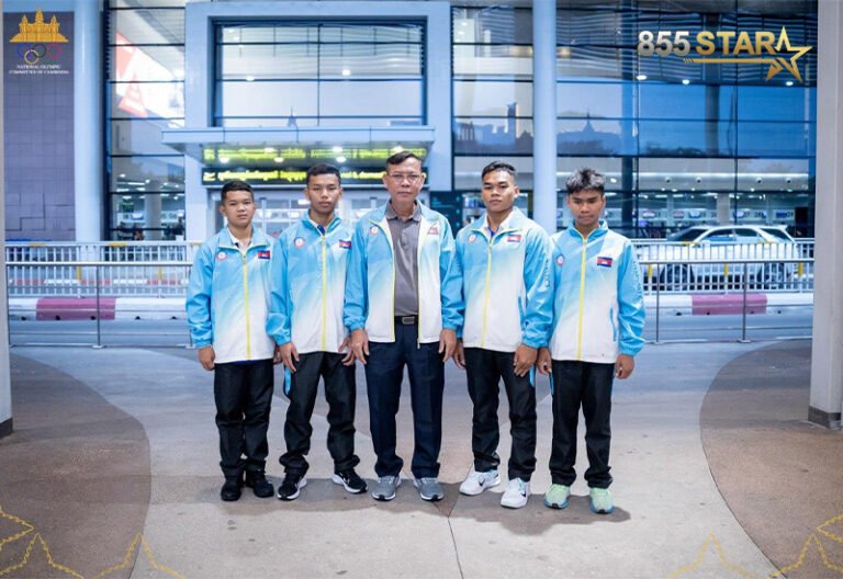 ក្រុមកីឡាកាយសម្ព័ន្ធកម្ពុជា ៤រូប ទទួលអាហារូបករណ៍ពីលោកបណ្ឌិត Gordon Tang ទៅហាត់នៅចិន ត្រៀមស៊ីហ្គេម និងការប្រកួតអន្ដរជាតិនានា