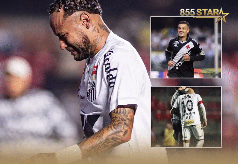 Neymar ចាកចេញពីទីលានទាំងទឹកភ្នែក ខណៈដែល Santos ត្រូវក្រុម Vasco da Gamaមកសំពងដល់ក្នុងផ្ទះ6-0