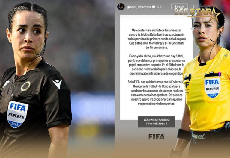 ប្រធាន FIFA ផ្តល់ការគាំទ្រដល់លោកស្រីអាជ្ញាកណ្តាល Garcia ជុំវិញការគំរាមដល់ជីវិត