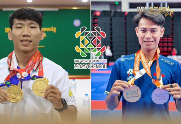 កីឡាករជឺជិតស៊ូ មិថុរ៉ា និង ពីរកក្កដា ទៅចូលរួមព្រឹត្តិការណ៍កីឡា​ពិភព​លោក World Games នៅចិន