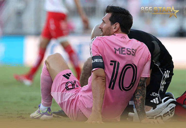 Messi បានចាកចេញពីការប្រកួតនៅដើមតង់ទីមួយ បន្ទាប់ពីរងរបួសក្នុង Miami’s Leagues Cup