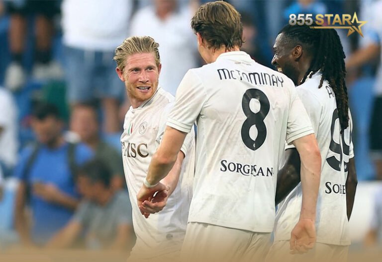 McTominay និង De Bruyne រួមគ្នាជួយ Napoli ឈ្នះការប្រកួតថ្ងៃបើកឆាកលីគ Serie A