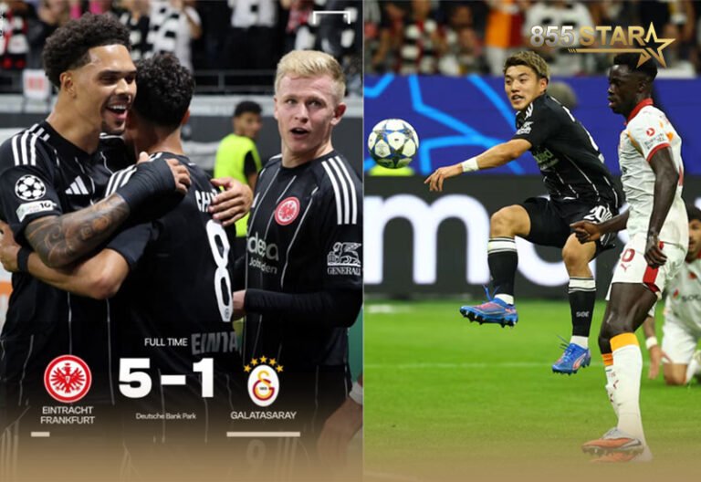 Eintracht Frankfut ឡើងឈរកំពូលតារាង League Phase ក្រោយលុតក្រុមលីគទួរគី ៥-១