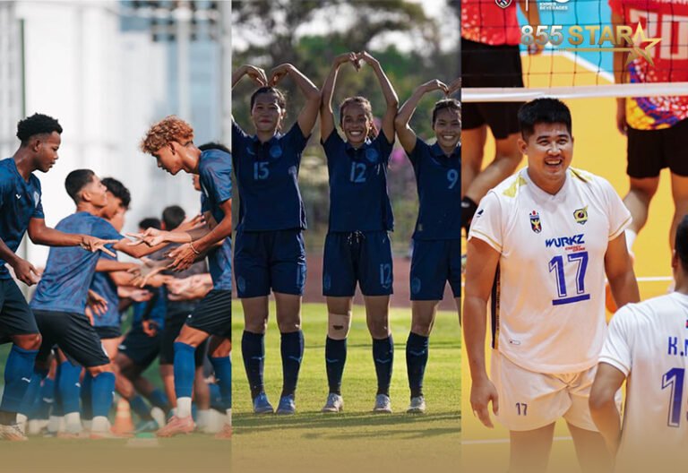 ក្រុមបាល់ទាត់ បុរស-នារី កម្ពុជា នៅពូលជាមួយថៃ ក្នុងការប្រកួតស៊ីហ្គេម លើកទី៣៣