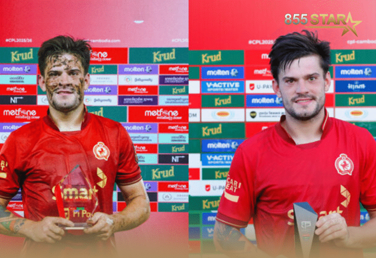 កីឡាករ​កំពុង​ល្អ​នៅ​លីគ​កម្ពុជា​ Maksym ឈ្នះ​ពាន​កីឡាករល្អ​ប្រចាំ​ខែ​លើក​ទី​២​ក្នុង​អាជីព