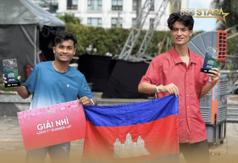 កីឡាករ​រត់​ប្រណាំង​​កម្ពុជា ២ រូបឈ្នះ​មេដាយ​ប្រាក់ ពីម៉ារ៉ាតុង​អន្តរជាតិ​នៅវៀតណាម