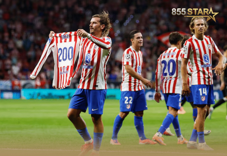 Griezmann ស៊ុតបានគ្រាប់ទី២០០ឱ្យ Atletico ក្នុងជ័យជម្នះ ៥-១ លើក្រុម Frankfurt