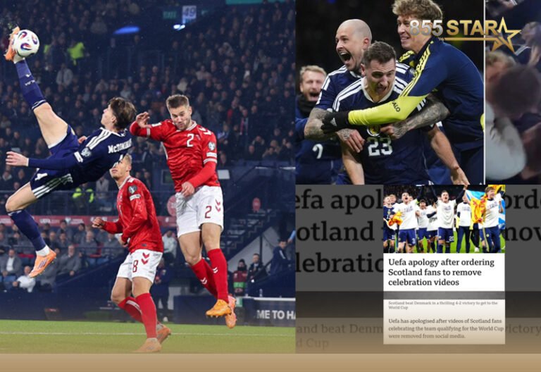 UEFA បង្ហាញការសុំទោស អ្នកគាំទ្រស្កុតឡេន បន្ទាប់ពីបង្ខំឱ្យលុប Video អបអរសាទរ