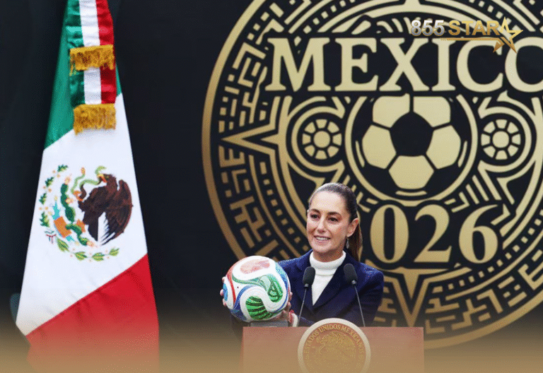 ប្រធានាធិបតីម៉ិកស៊ិក Sheinbaum ផ្តល់សំបុត្រWorld Cupថ្នាក់ដឹកនាំដល់ស្រ្តីវ័យក្មេង