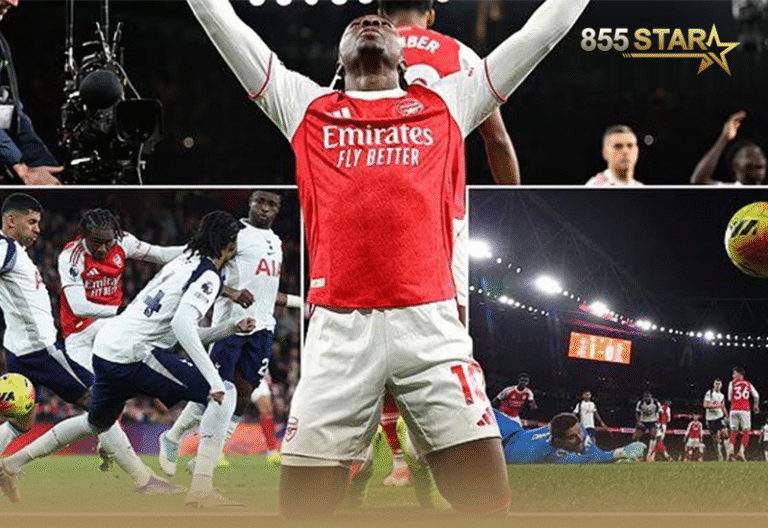 គ្រាប់បាល់ស៊ុតបញ្ចូលទីបីគ្រាប់របស់ Eze ធ្វើឱ្យកាំភ្លើង Arsenal នាំមុខដាច់ប្រាំមួយពិន្ទុនៅ Premier League