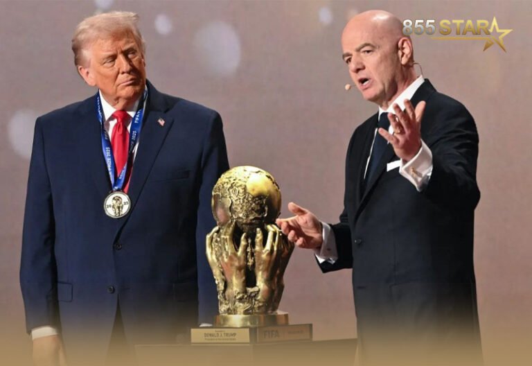 លោក Trump ទទួលបានពានរង្វាន់សន្តិភាពដំបូងគេរបស់ FIFA នៅឯការចាប់ឆ្នោត World Cup ក្នុងទីក្រុងវ៉ាស៊ីនតោន