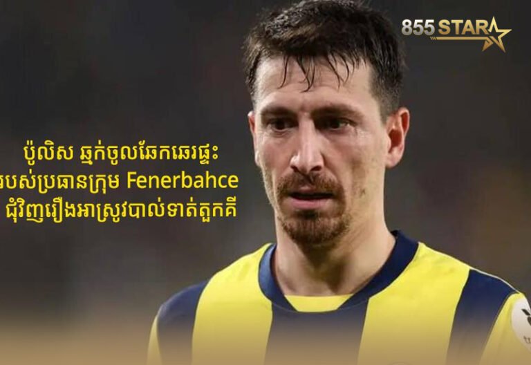 ប៉ូលិស ឆ្មក់ចូលឆែកឆេរផ្ទះរបស់ប្រធានក្រុម Fenerbahce ជុំវិញរឿងអាស្រូវបាល់ទាត់តួកគី
