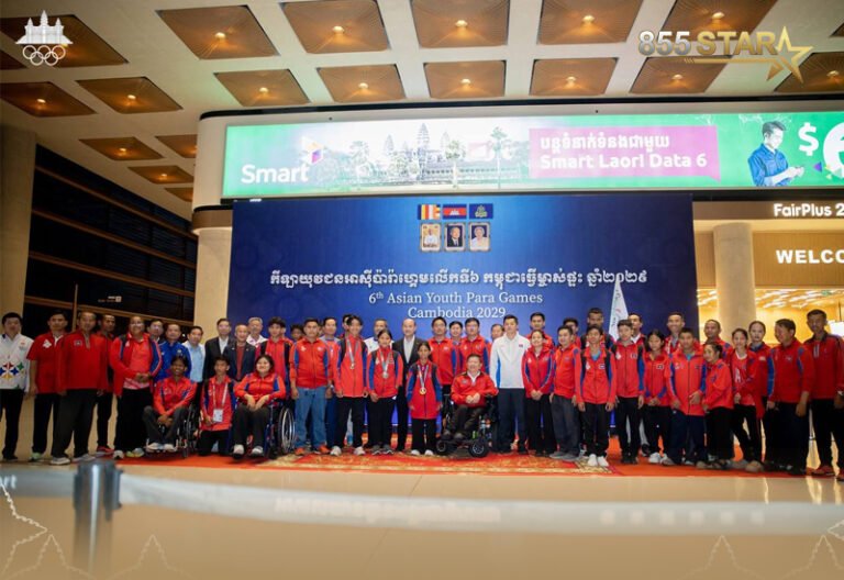 ទង់កីឡាយុវជនអាស៊ីប៉ារ៉ាហ្គេម លើកទី៦ បាននាំមកដល់កម្ពុជា ដែលត្រូវធ្វើម្ចាស់ផ្ទះបន្តវេន នាឆ្នាំ២០២៩